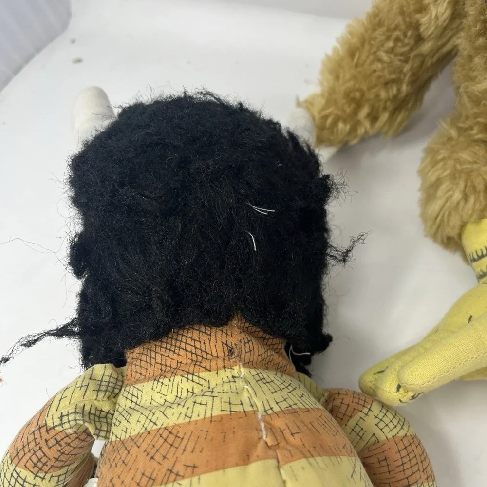 Vintage 1980 Where The Wild Things Are Sipi Moishe Plush Monsters Lot Of 2